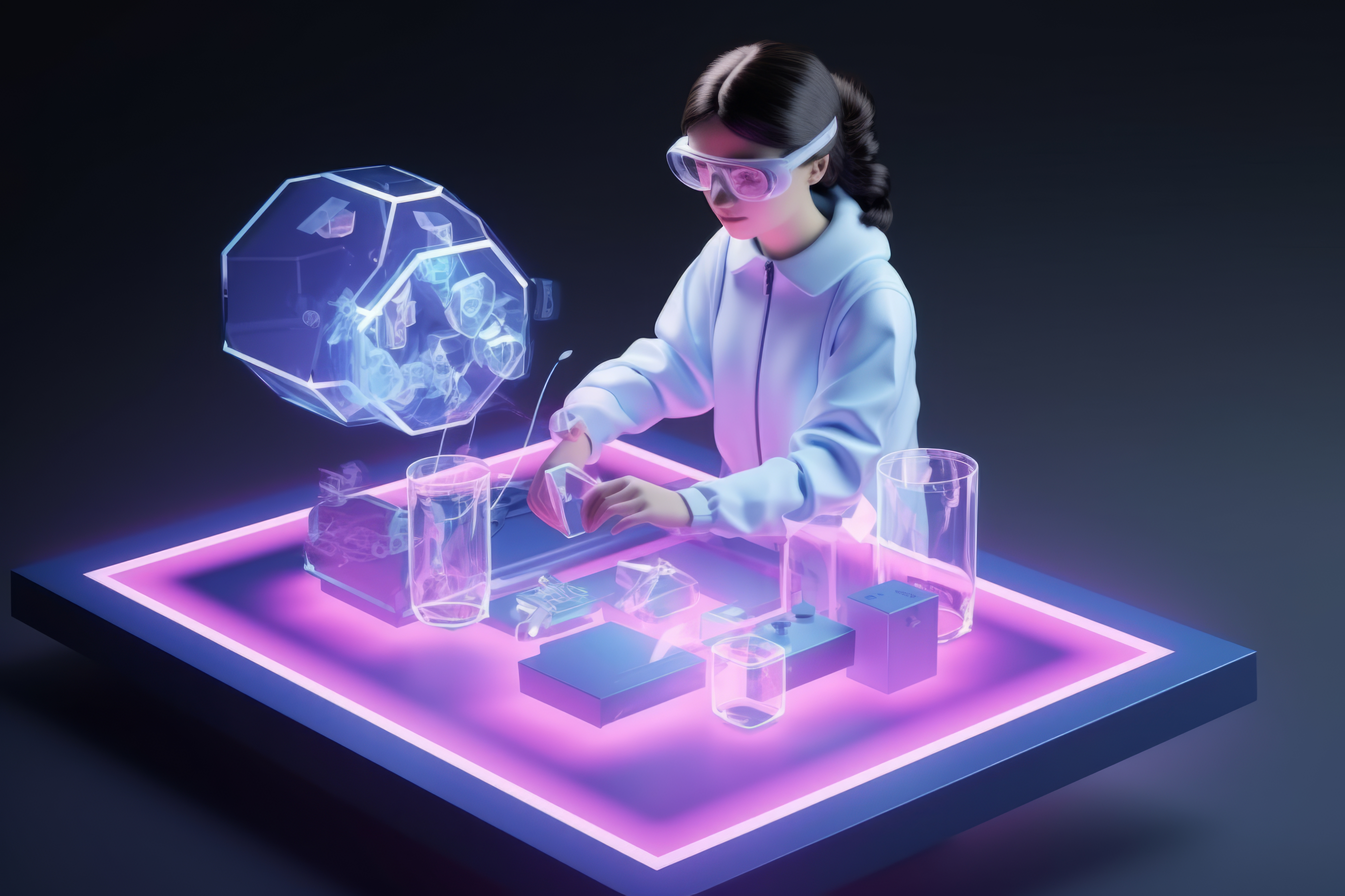 3D Physics Scene